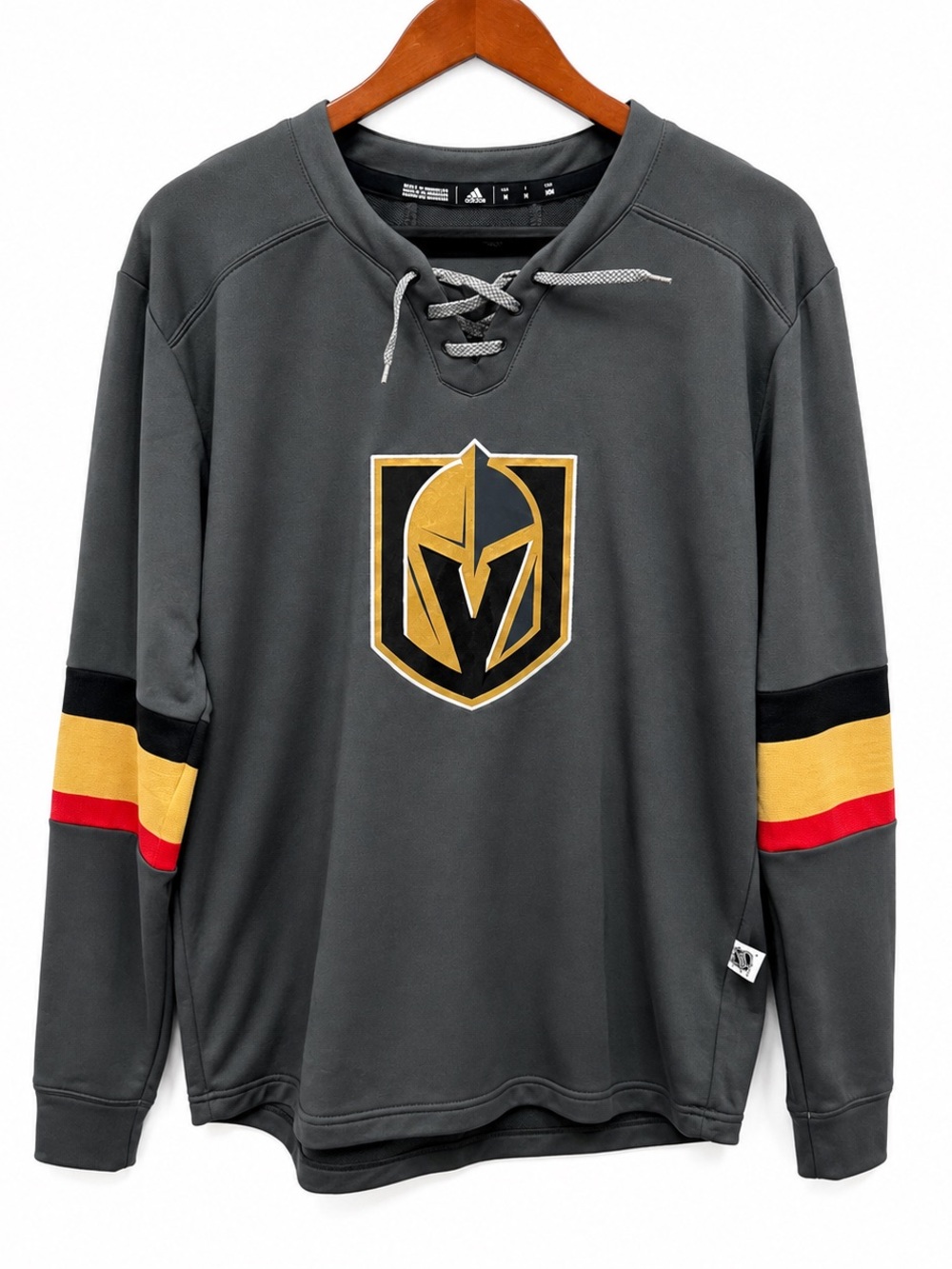 Adidas Vegas Golden Knights NHL Lace Up Pullover Jersey Sweatshirt Men’s M